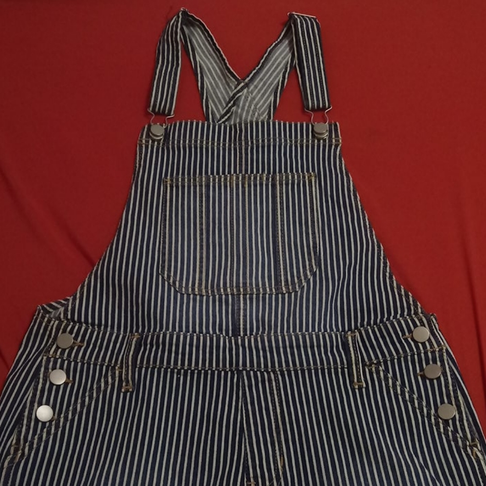 Jean Short Overalls
